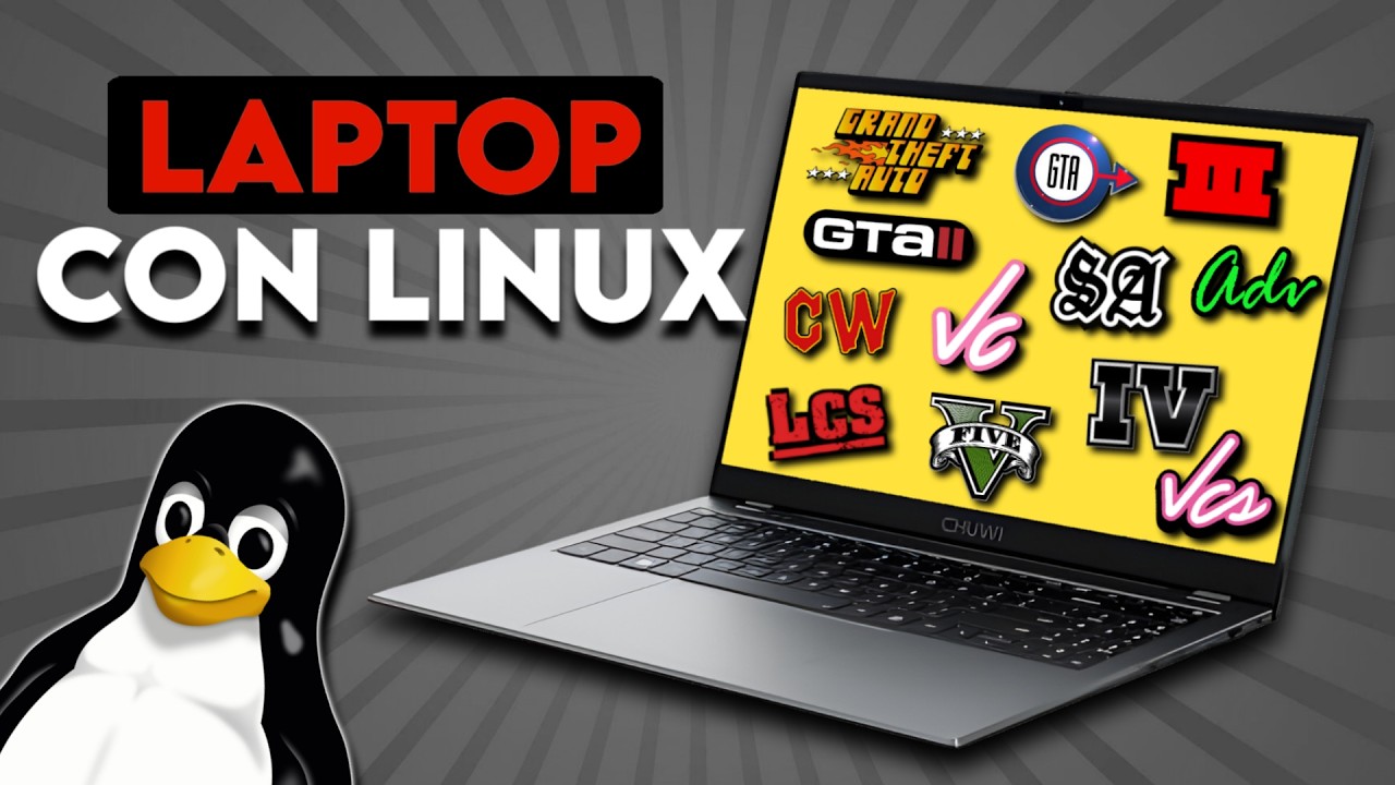 Probé TODOS los GTA en una LAPTOP de GAMA BAJA… ¡pero ahora con LINUX!