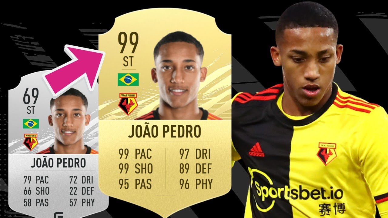 FIFA 21 Career Mode - JO&Atilde;O PEDRO Dynamic Potential Growth Test (2020-2035)