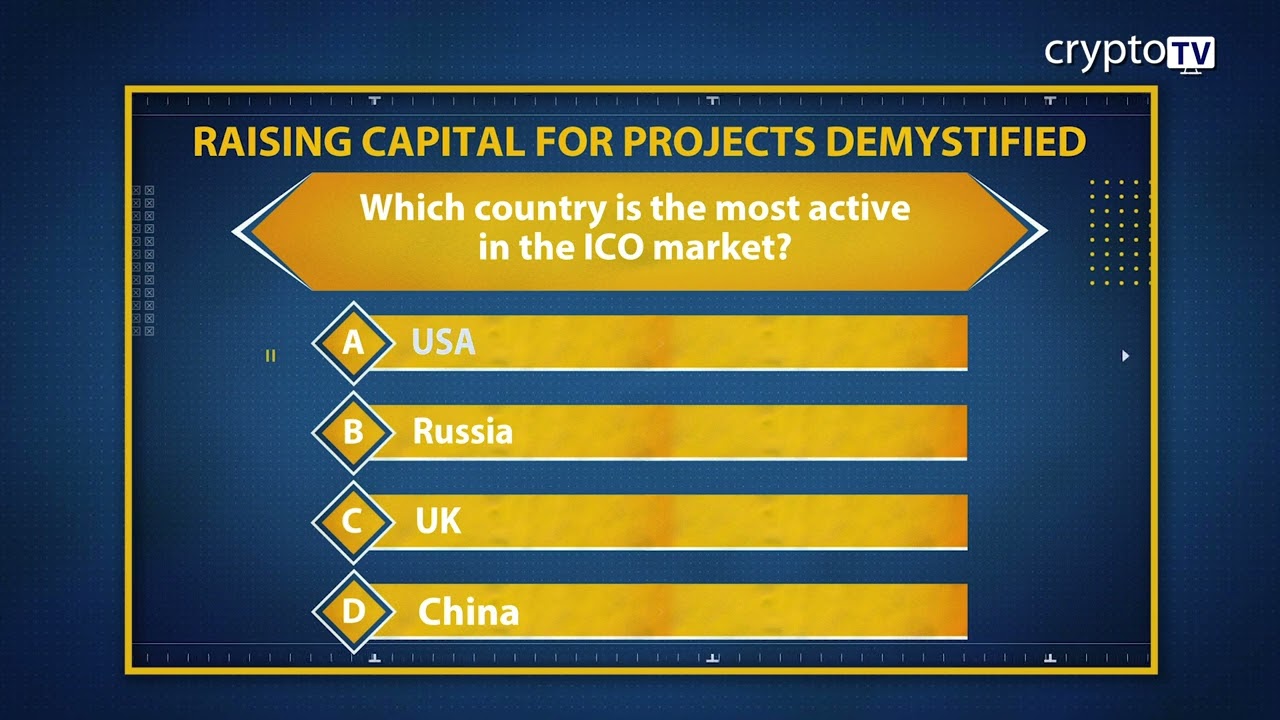MCQ I RCFPD - Which country is the most active in the ICO market?