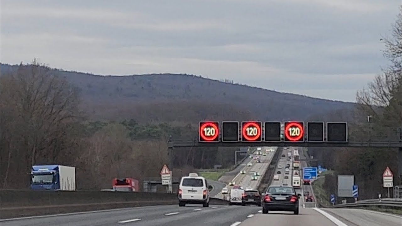 Driving in Germany _ A amazing drive on Highway/autobahn A5  PLEASE LIKE&SUBSCRIBE 