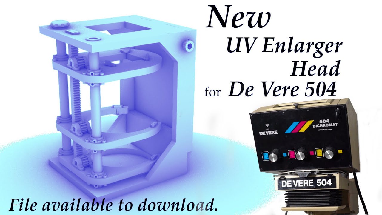 Making a UV enlarger condenser head for my De Vere 504. ultraviolet