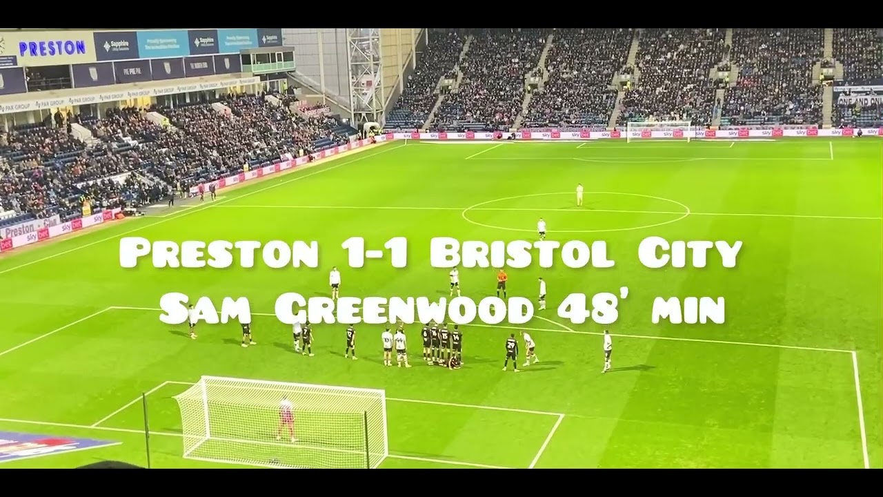 Preston North End Vs Bristol City! Away Matchday VLOG! #football #goals #vlog