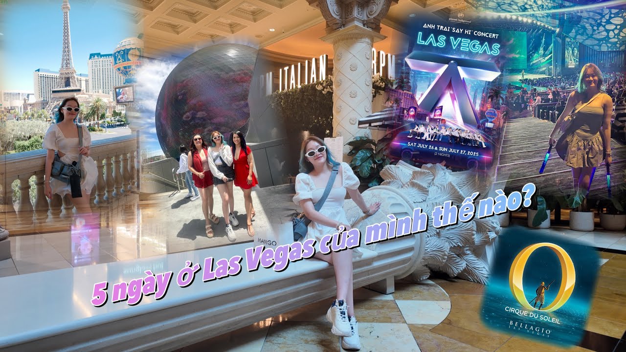 5 ngày ở Las Vegas của mình thế nào?| 5 Day in Las Vegas| Celebrate my birthday, ATSH concert | Food