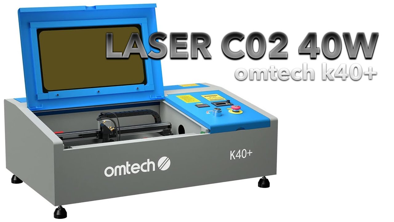 LASER CO2 - OMTECH K40+ (Unboxing)