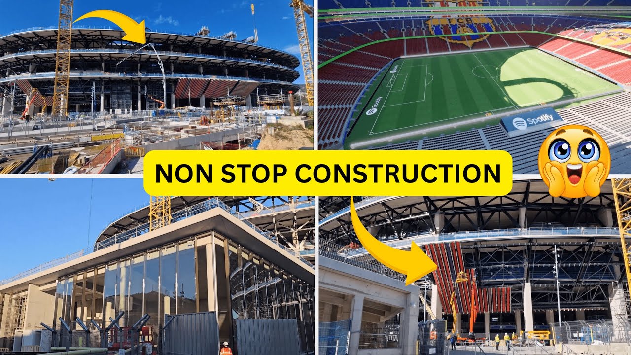 Camp Nou Construction Is EXPLODING 😲 | Incredible Changes Across the Stadium