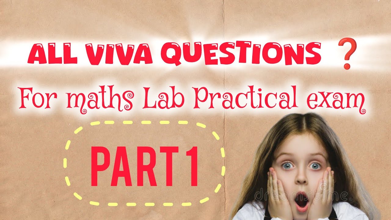 Part 1 ✅ ALL VIVA QUESTIONS || Maths lab practical exam   