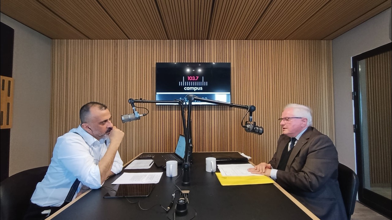 The Commissioner for Education interviewed on Campus FM