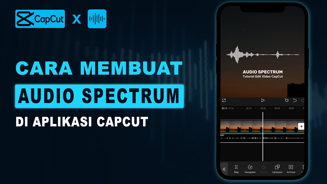 Tutorial Cara Membuat Audio Spectrum di CapCut