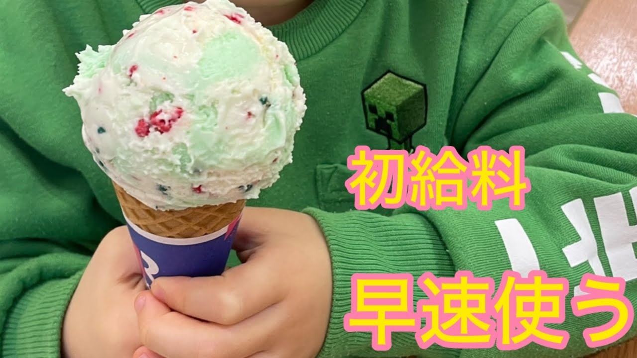 【初給料】お小遣いほぼ全部使った