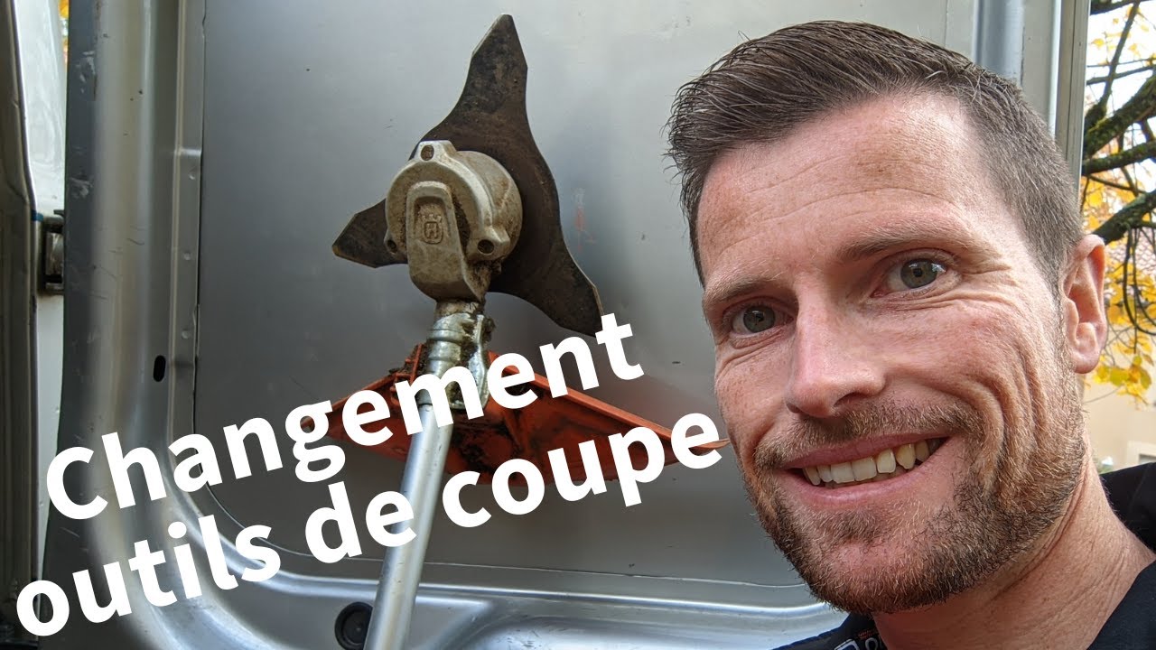 [TUTO] Changement d'outils de coupe sur débroussailleuse Husqvarna 520irx à batterie