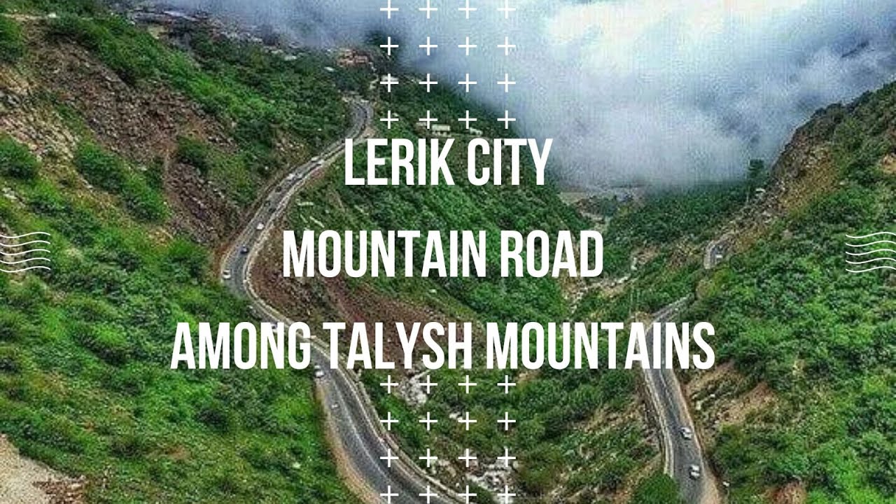 A mountain road among the Talysh mountains to the city Lerik, which located in south of Azerbaijan.