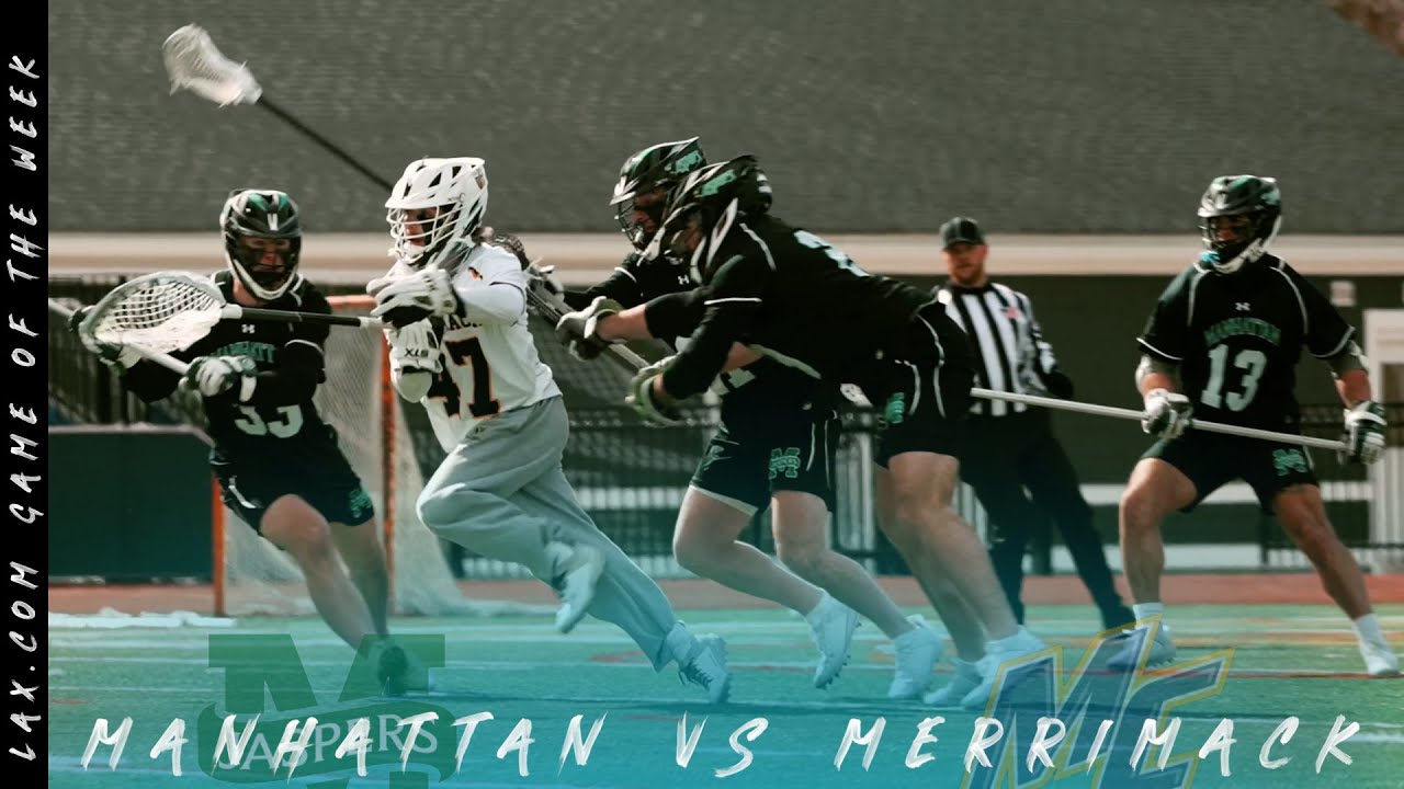Manhattan vs Merrimack Lacrosse Highlights | Lax.com Game of the Week