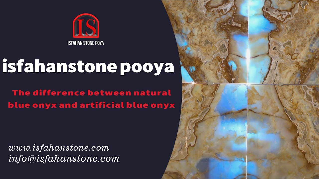 The difference between natural blue onyx and artificial blue onyx