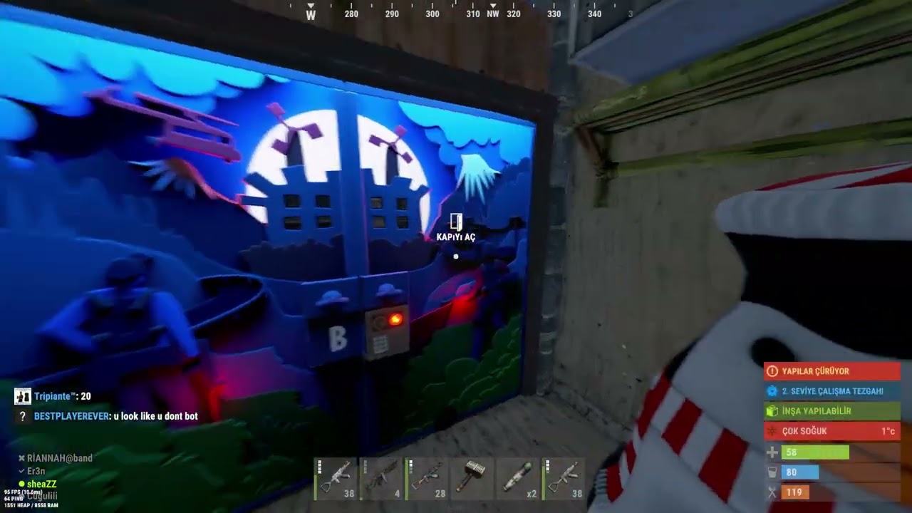 Rust 5dk da raid savunamaMA:(