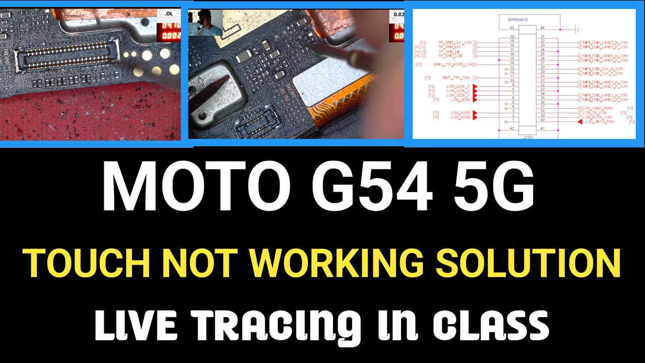 MOTO G54 5G TOUCH NOT WORKING SOLUTION| #krishmobiletraininginstitute #kmt #mobilereparingclasses