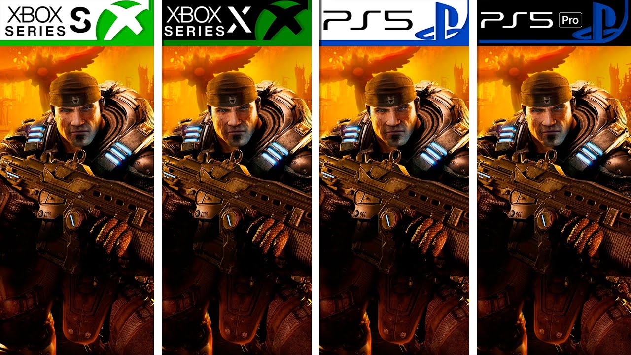 Gears of War Reloaded | Xbox Series S/X - PS5 - PS5 Pro | Beta Graphics Comparison