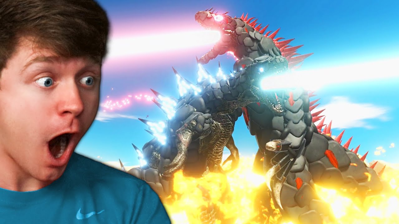 GODZILLA.EXE is SUPER STRONG! - Animal Revolt Battle Simulator