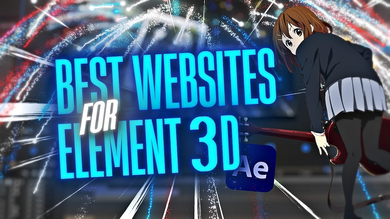 Как получить бесплатные и высококачественные 3D-модели для Element 3D в After Effects | Учебное п...