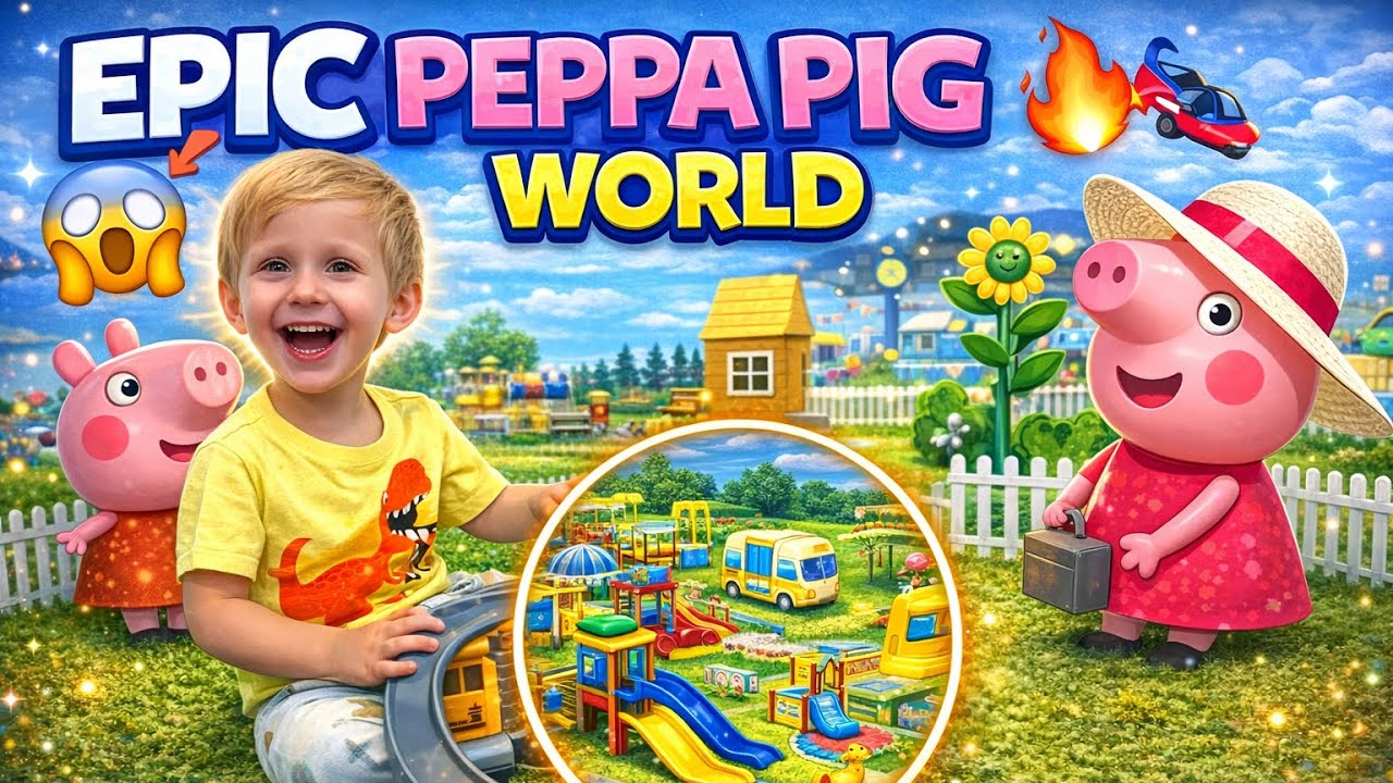 Peppa Pig's AMAZING Playground Adventure 🐽 | Adam Bond TV
