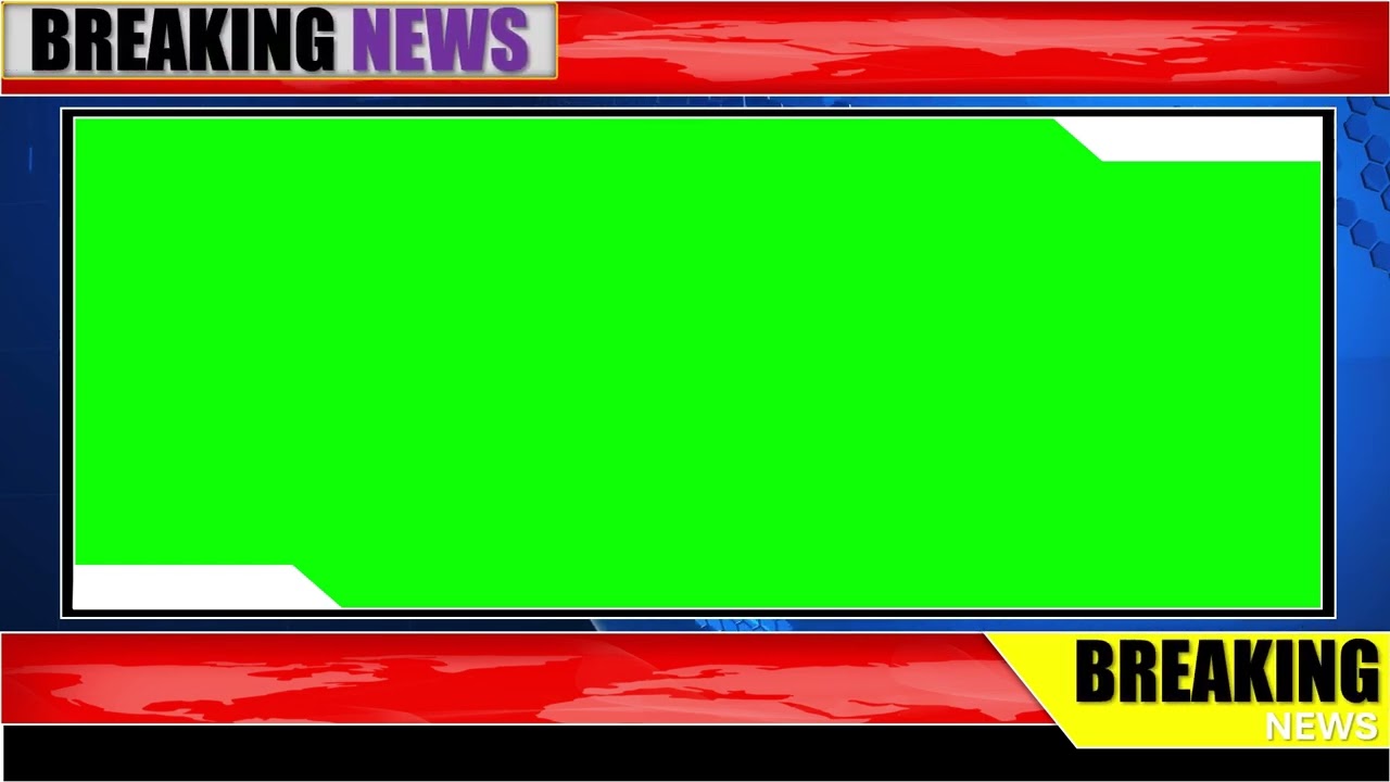 &ldquo;Breaking News Style Green Screen Template | Pro News Studio Look&rdquo; | no copyright