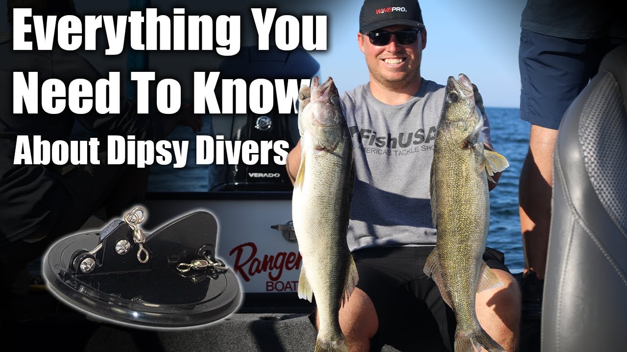 How To Fish A DIPSY Diver - Walleye Fishing With Dipsy Divers (On The Water Tutorial)