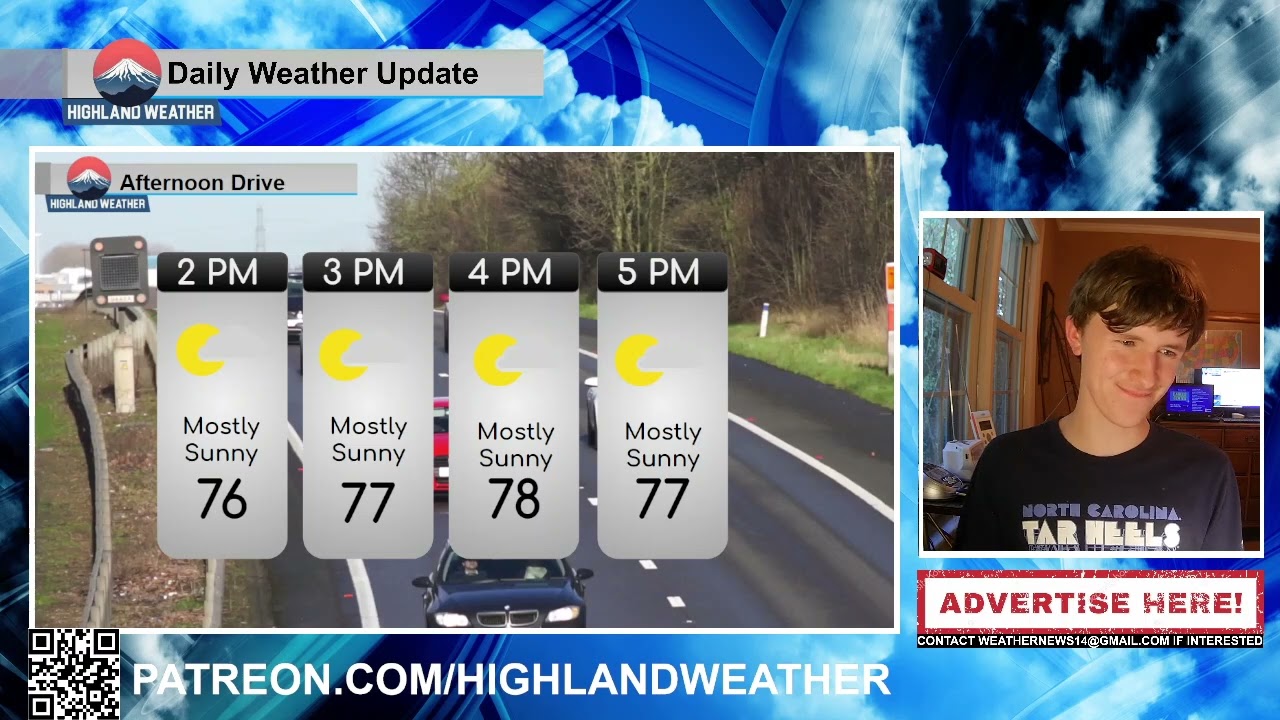Highland Weather Morning Update - August 22, 2024