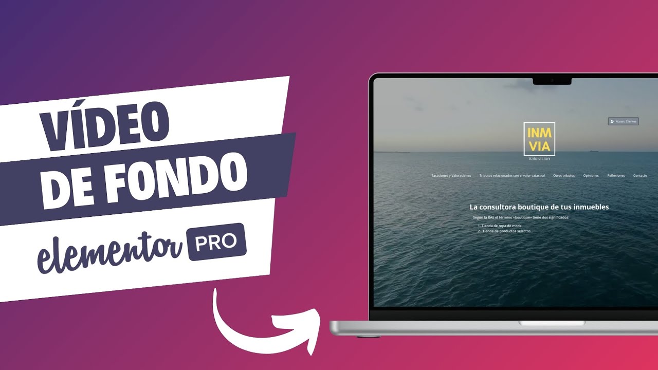 Elementor: ¡CÓMO PONER UN VIDEO DE FONDO EN ELEMENTOR 2024!