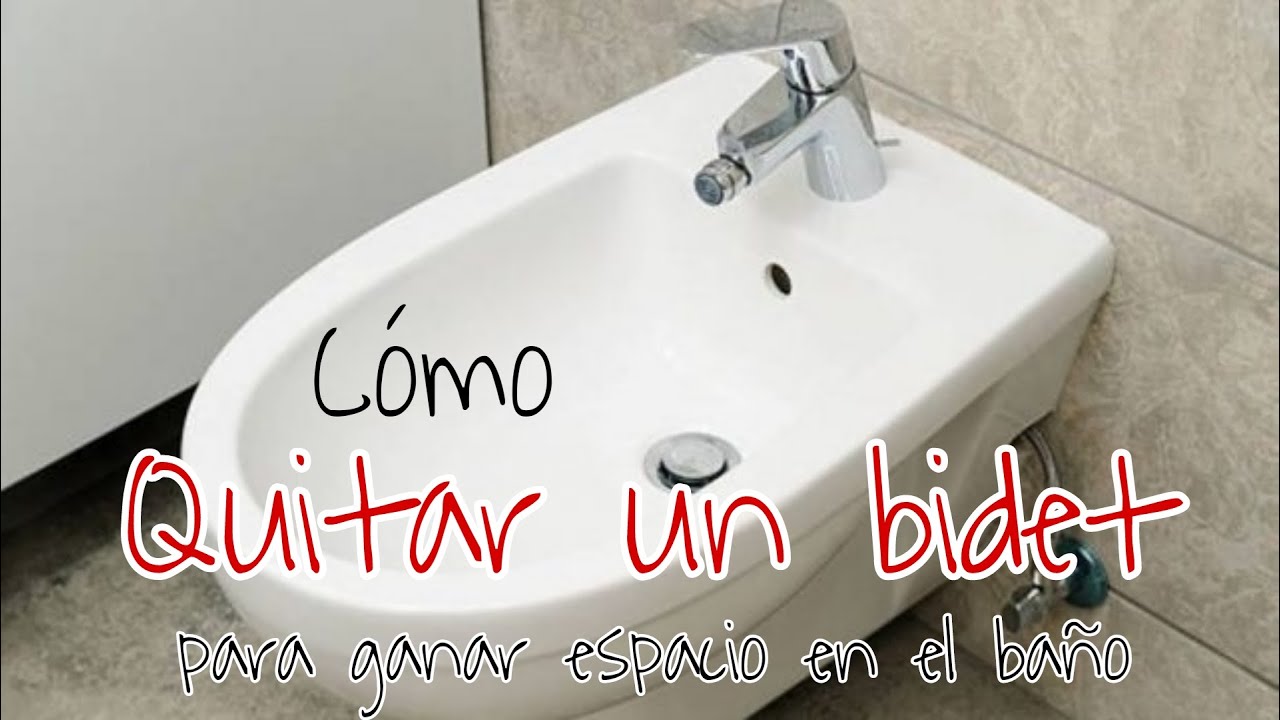 CÓMO QUITAR UN BIDET DEL BAÑO PARA GANAR ESPACIO