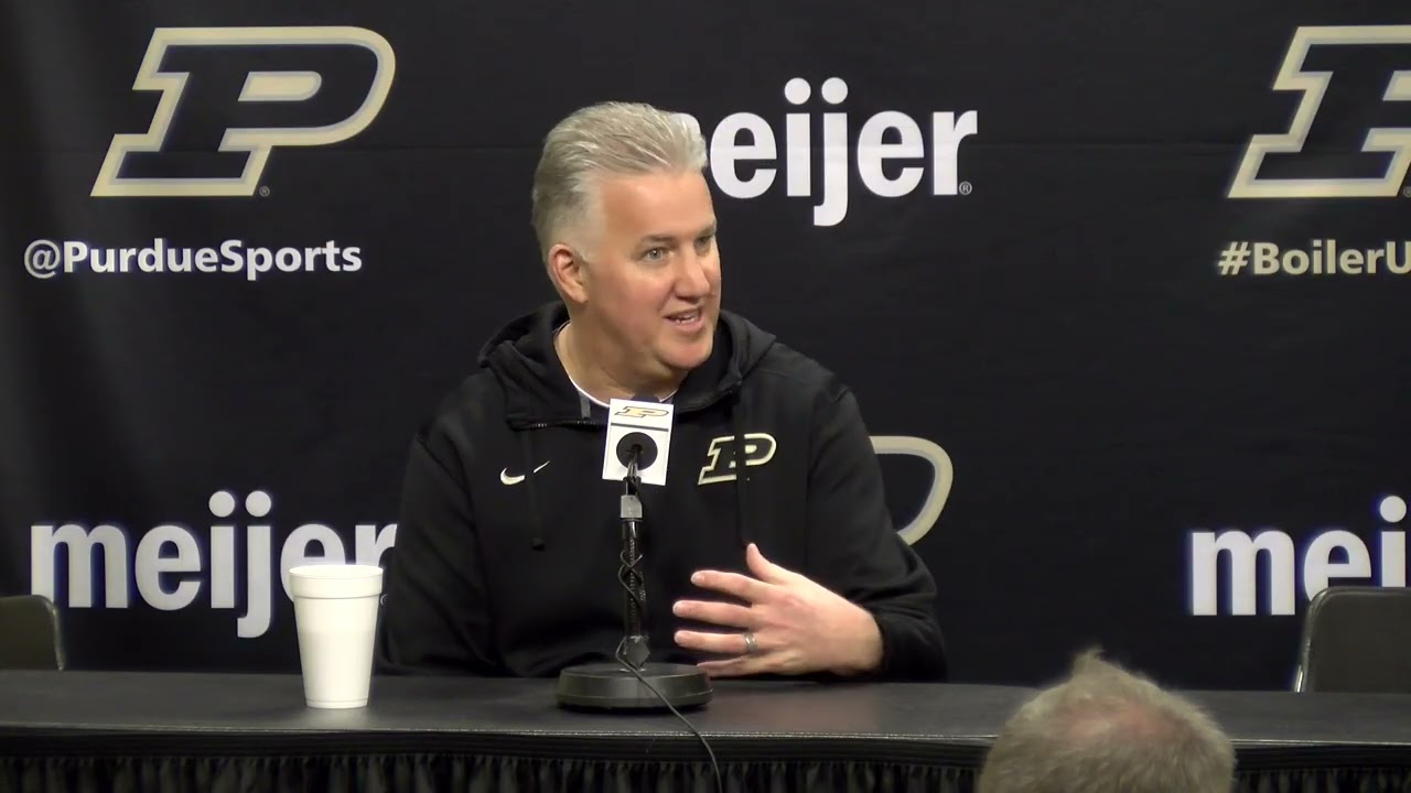 Coach Matt Painter previews Purdue and Oregon on Saturday