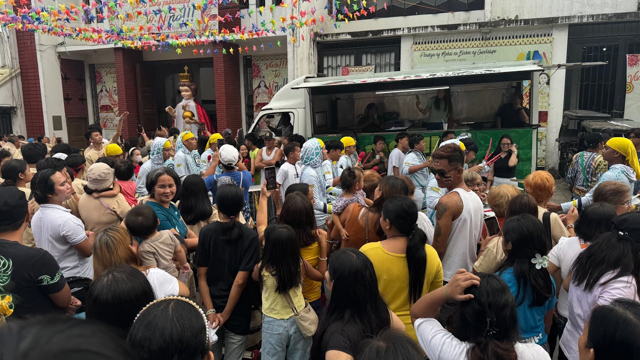 Part 3.  Procession of Sto. Nińo with devotees showing faith, hope and belief.