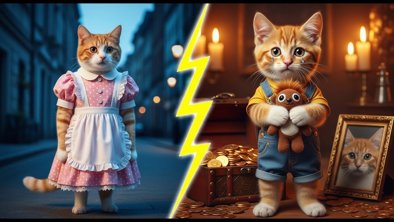 Part 2: 🗝️💔 Grandpa’s Secret Treasure: A New Life Begins for Mama Cat and Ginger #mamacat #kitten