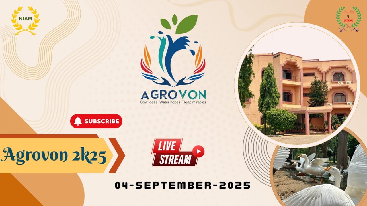 04-09-2025 || AGROVON 2k25 DAY 1 LIVE ||