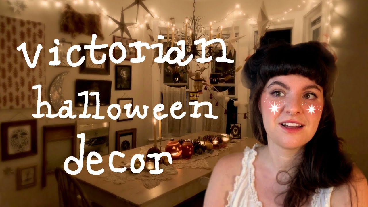 VICTORIAN HALLOWEEN DECOR ::: historical decorating