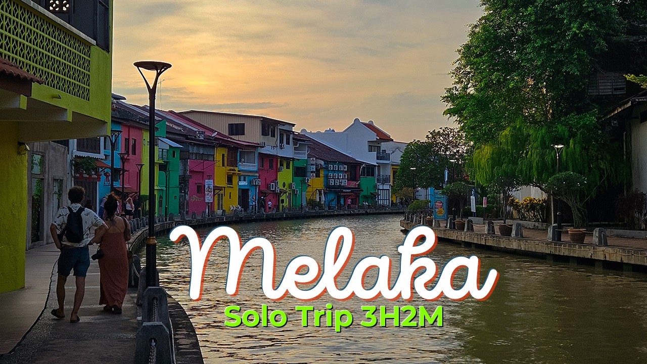 Morning Walk di Melaka Riverside, Try Masakan Nyonya Halal & Sedap! | Solo Trip Melaka 3H2M Part 2