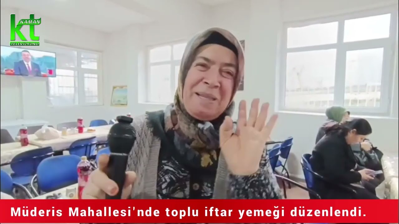 Müderis Mahallesi'nde toplu iftar yemeği düzenlendi