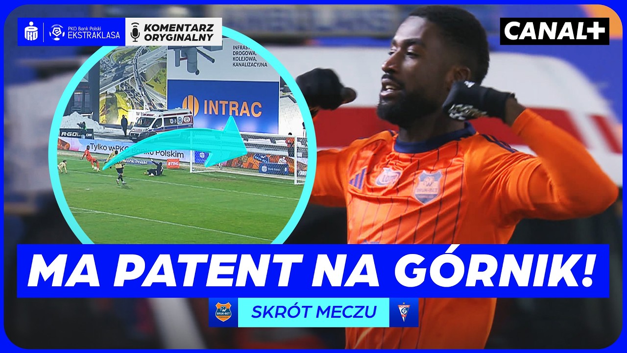 GOL W SETNEJ SEKUNDZIE, SAMOBÓJ I KOLEJNA KONTROWERSJA! BRUK-BET – GÓRNIK, SKRÓT MECZU