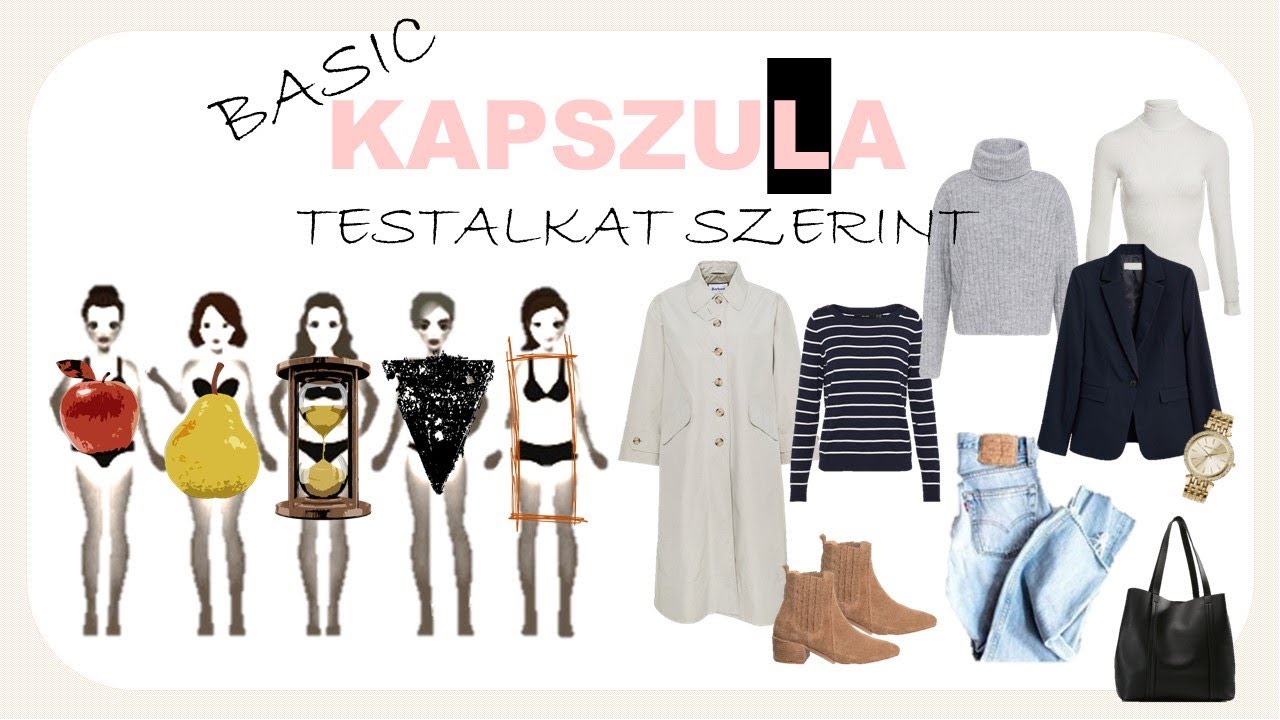 Ú T M U T A T Ó az alap ruhatárhoz testalkat szerint❕