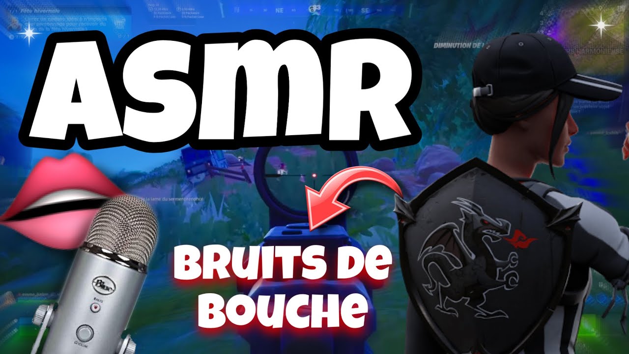 ASMR ~ BRUITS DE BOUCHE INTENSE Pour t’endormir 😴💤 ( gameplay fortnite )