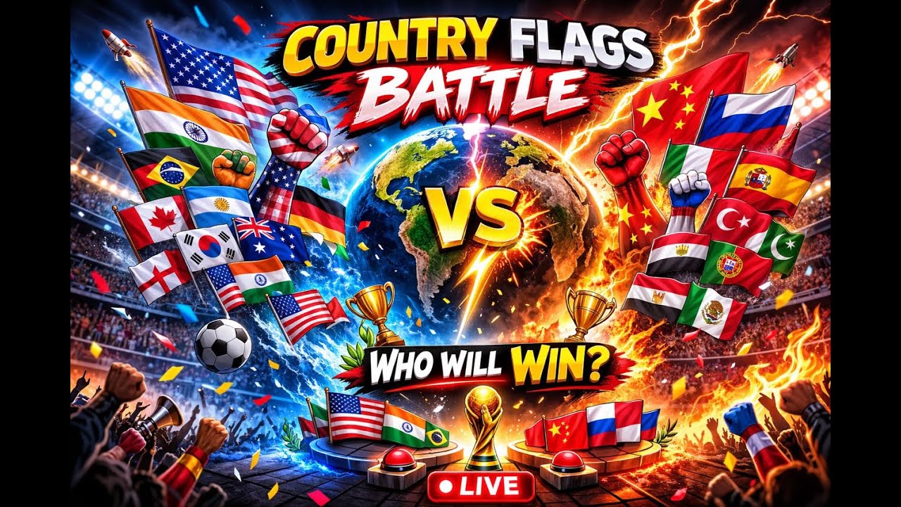 🔥 LIVE Flag Battle 🌍 | Serbia vs Malaysia vs Belgium | Comment Your Country 🇷🇸