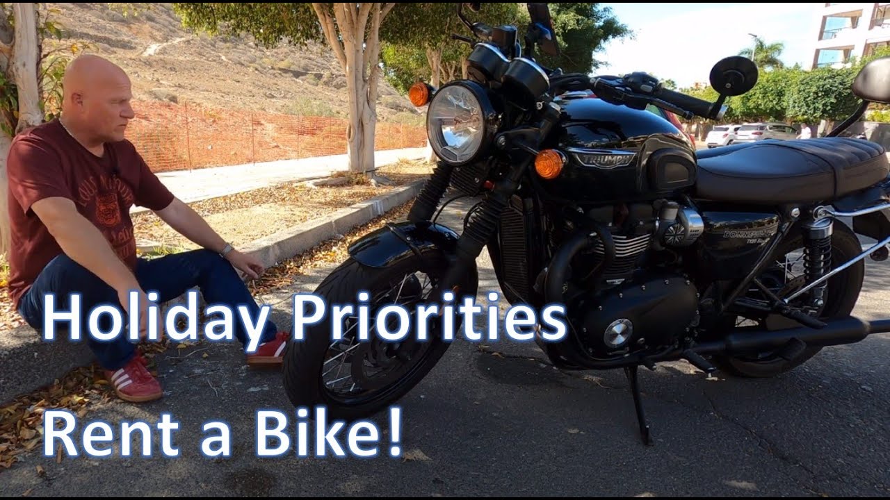 Stop waiting for life to pass you by!! Ride Tenerife on Triumph T120, rent bikes when on holiday now