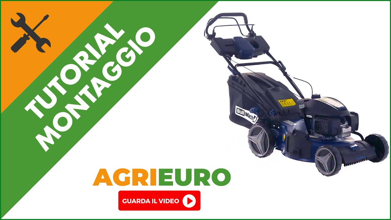 Rasaerba trazionato a scoppio BullMach ACHILLE - 51 H: guida completa al montaggio del prodotto