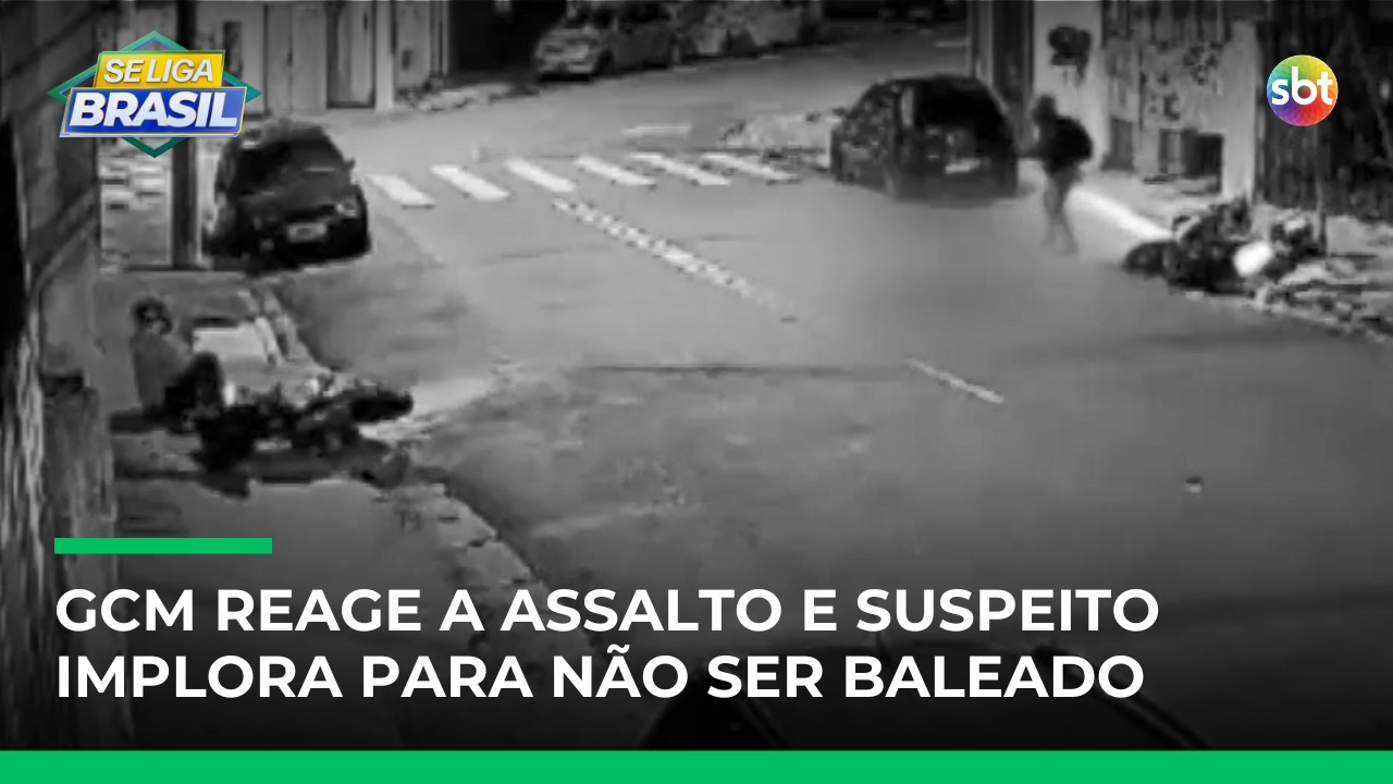 GCM reage durante tentativa de roubo; tiroteio deixa agente ferido e suspeito morto | #SeLigaBrasil