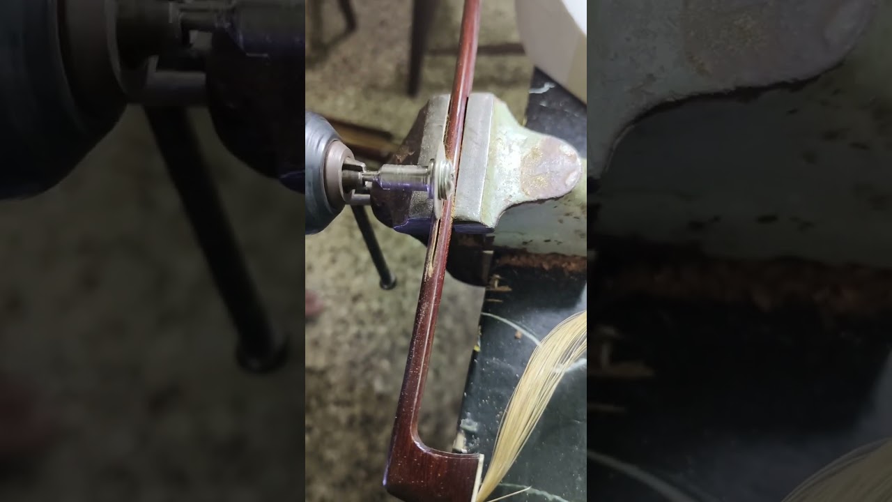 How to repair a cracked violin bow