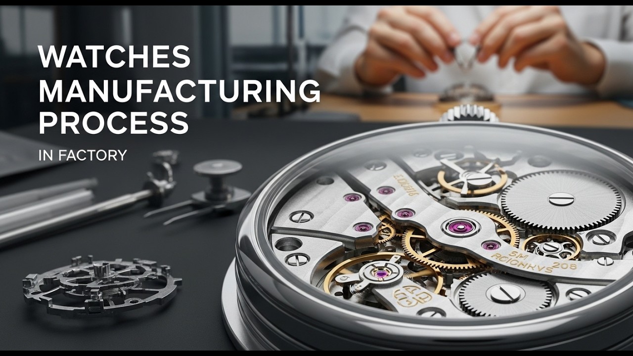 Watches Manufacturing Process in Factory