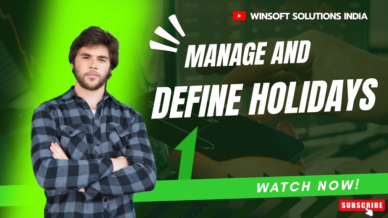 How to Define Holidays in HRMS Software