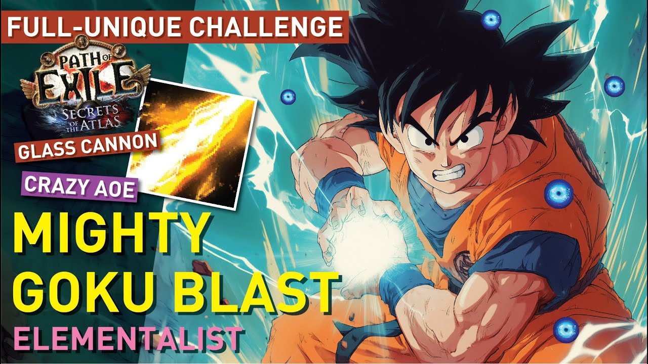 【Full-Unique Build】GOKU BLAST goes WILD! Divine Ire + Grace of the Goddess Wand | Elementalist 3.26