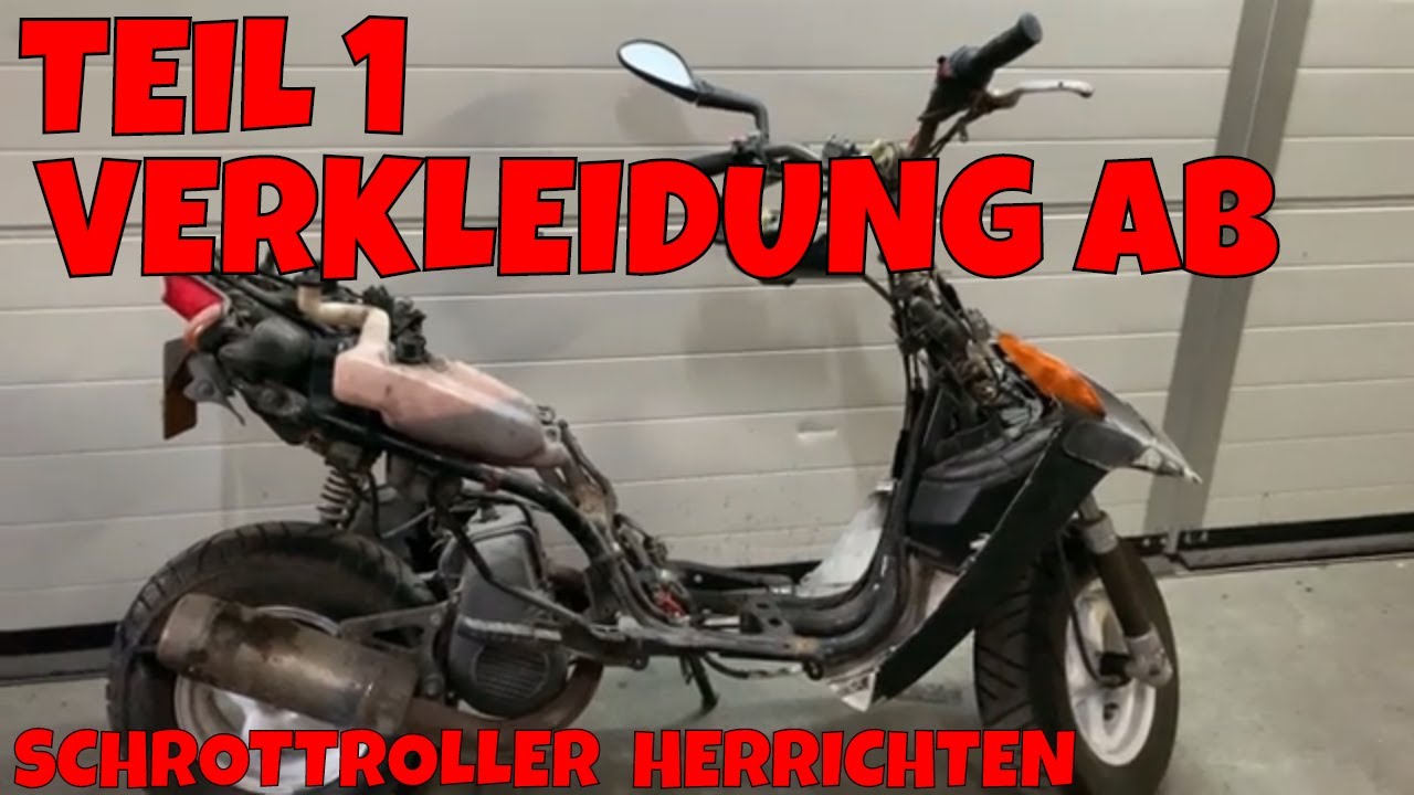 BWS Custom Wheelie Roller Restauration / Verkleidung demontieren