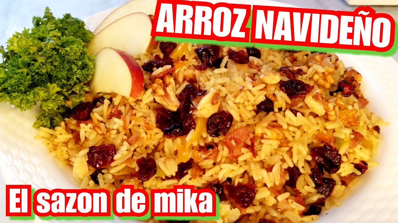 ARROZ NAVIDEÑO/ RECETAS NAVIDEÑAS