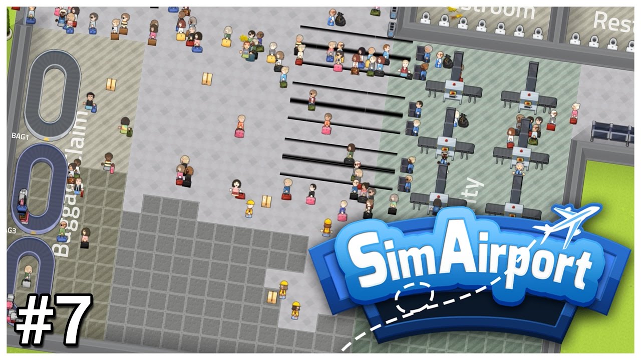 SimAirport [Early Access] - #7 - Almost Terminal Expansion - Let's Play / Gameplay / Construction