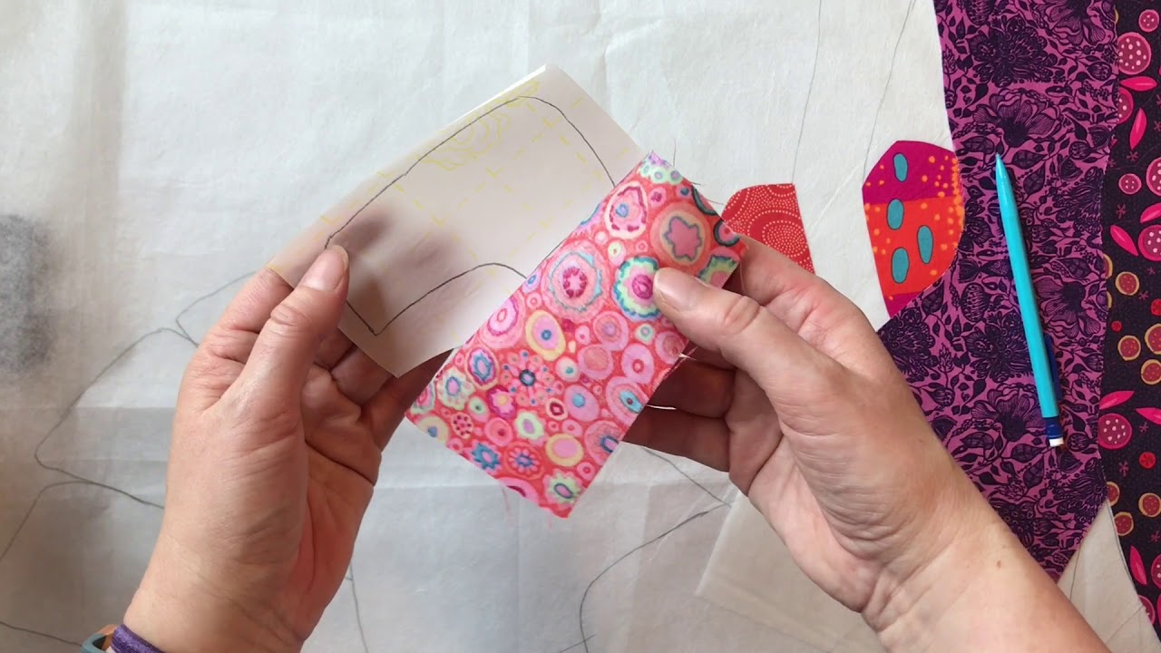 Fabric Collage Underlay Technique